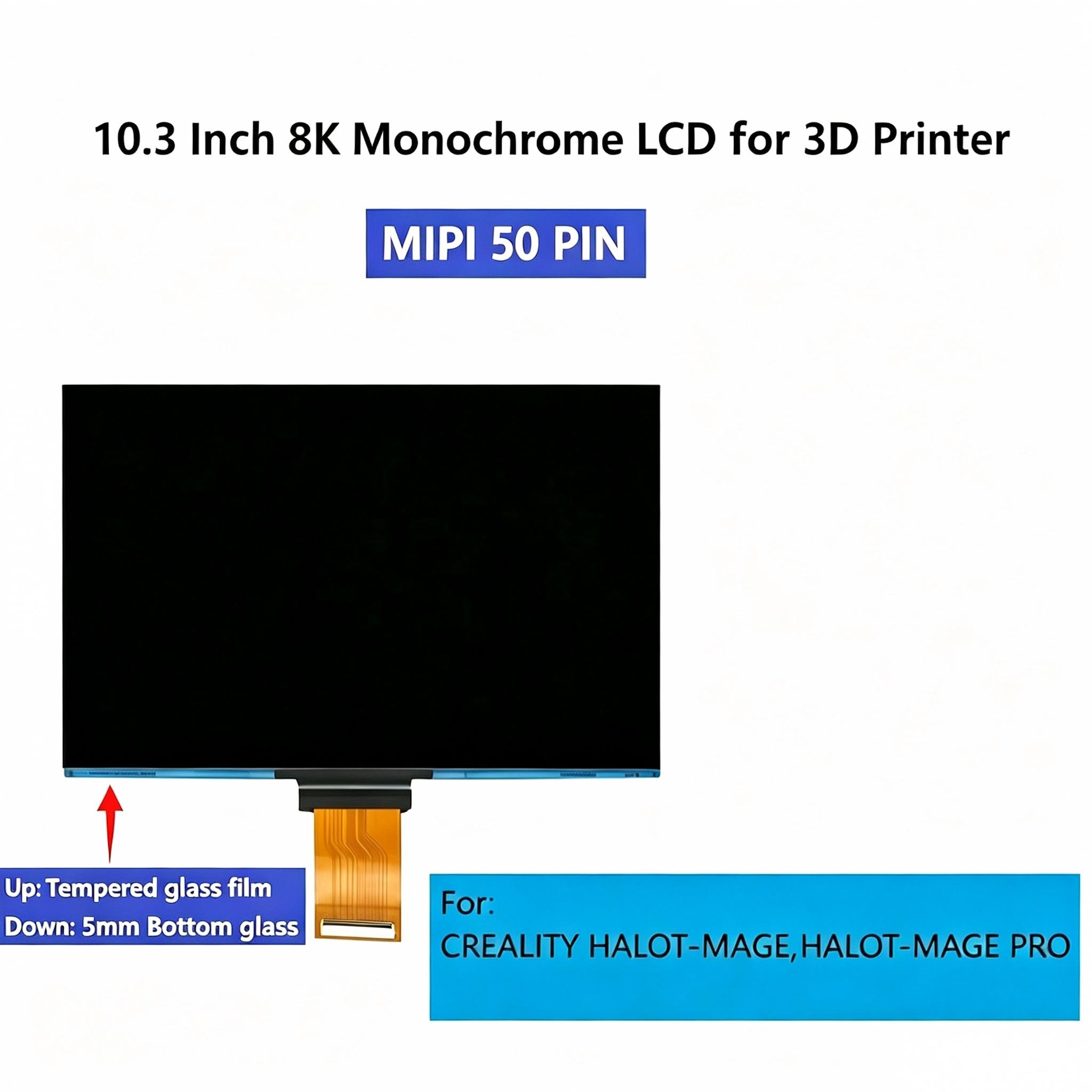 Resin Printer - 10.3 Inch 8K Mono LCD Screen