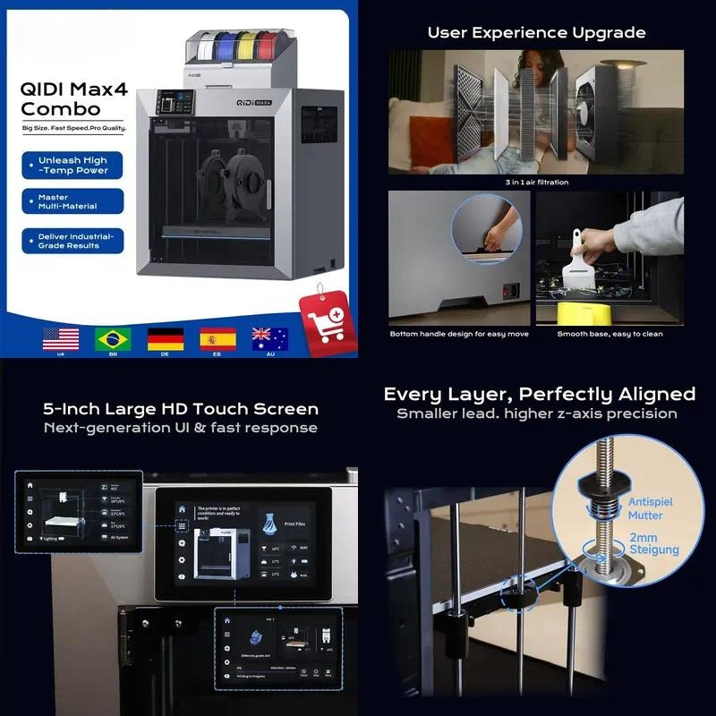 2026 hot sale for QIDI MAX4 Co - 3D Printer review and price