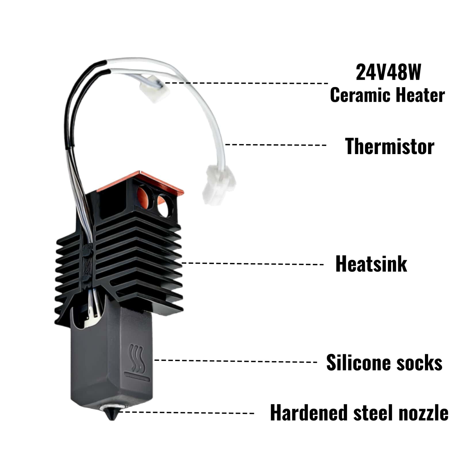 High Flow Hotend For Snapmaker - High Flow Ceramic Hotend review and price