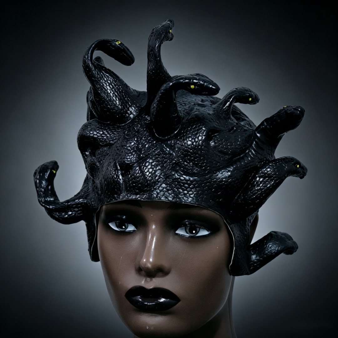 Medusa Latex Wig Mask, Horror  - Cobra Extruder review and price
