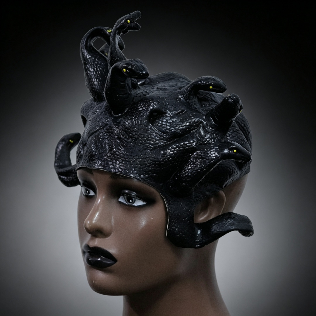 Medusa Latex Wig Mask, Horror  - Cobra Extruder review and price
