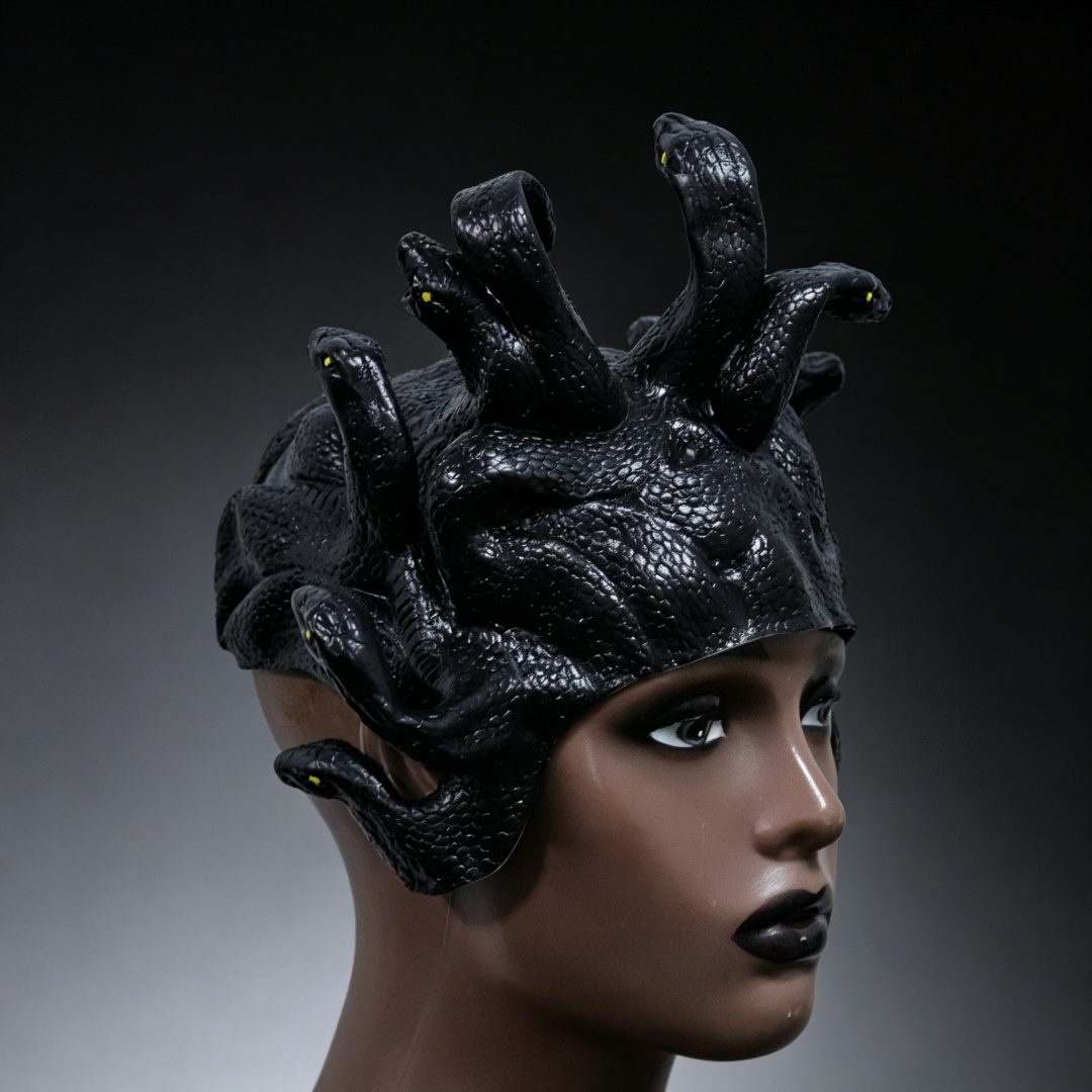 Medusa Latex Wig Mask, Horror  - Cobra Extruder review and price
