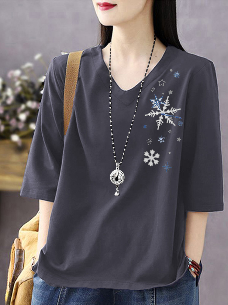 Pure Cotton V-Neck 3/4 Sleeve  - Resin Vat review and price